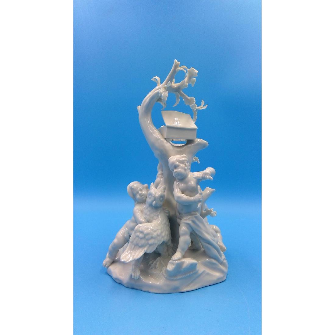 NYMPHENBURG GERMAN PORCELAIN GROUP FIGURINE CHERUB (1 of 5)