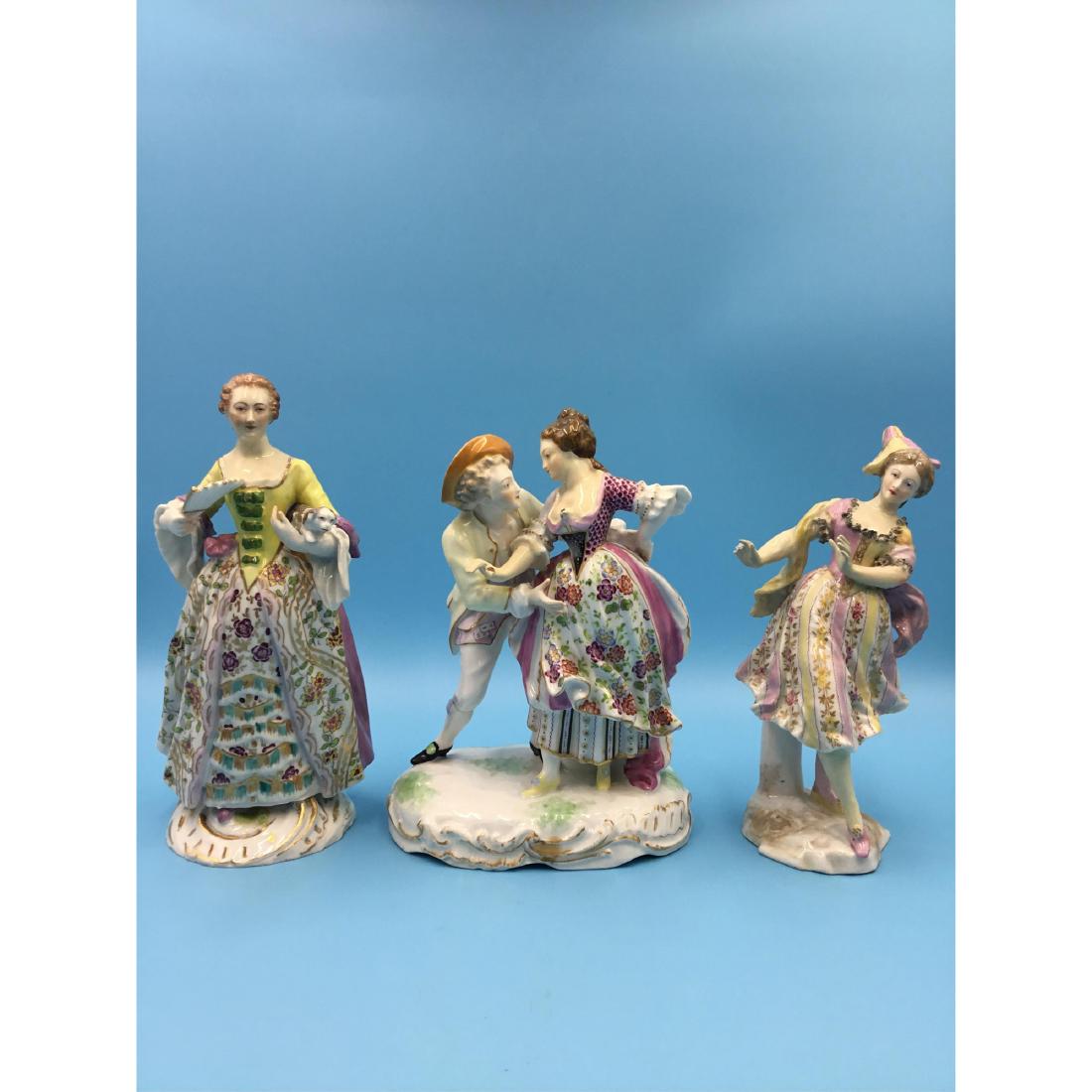 GROUP OF 3 SAMSON FRENCH PORCELAIN FIGURINES (1 of 9)