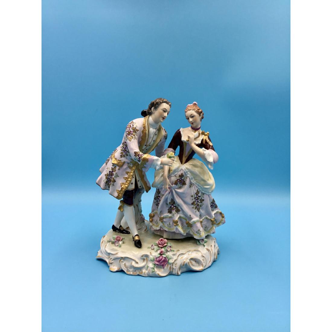 SITZENDORF GERMAN PORCELAIN GROUP FIGURINE (1 of 6)
