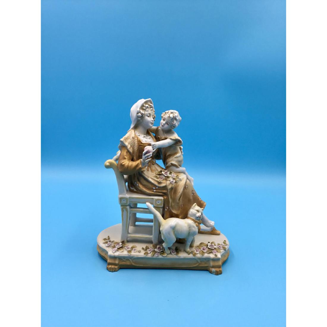 SITZENDORF GERMAN PORCELAIN GROUP FIGURINE (1 of 5)