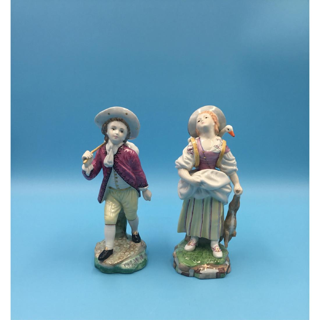 PAIR OF HOCHST GERMAN PORCELAIN FIGURINES (1 of 5)