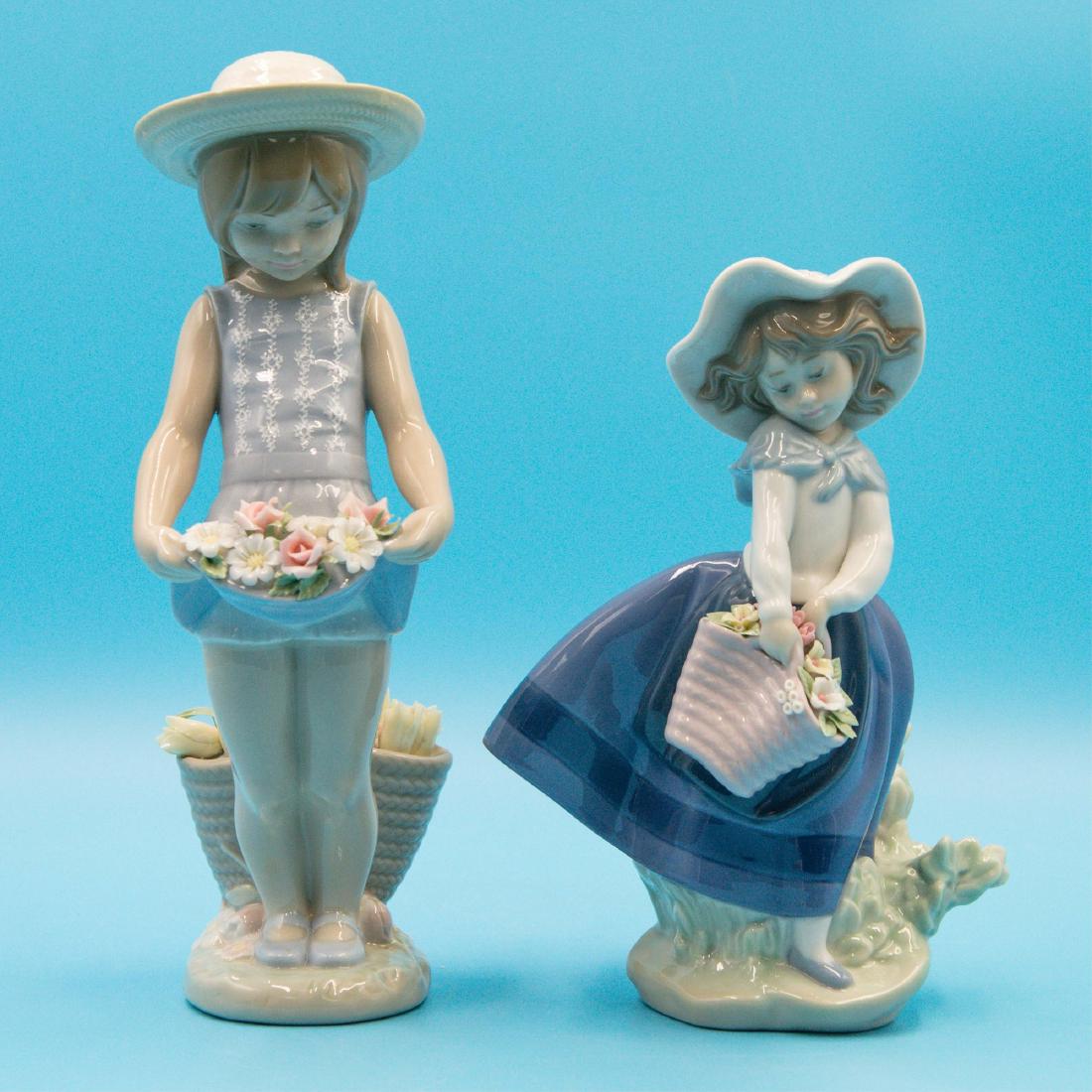 LLADRO MY FLOWERS AND PRETTY PICKINGS FIGURINES (1 of 5)