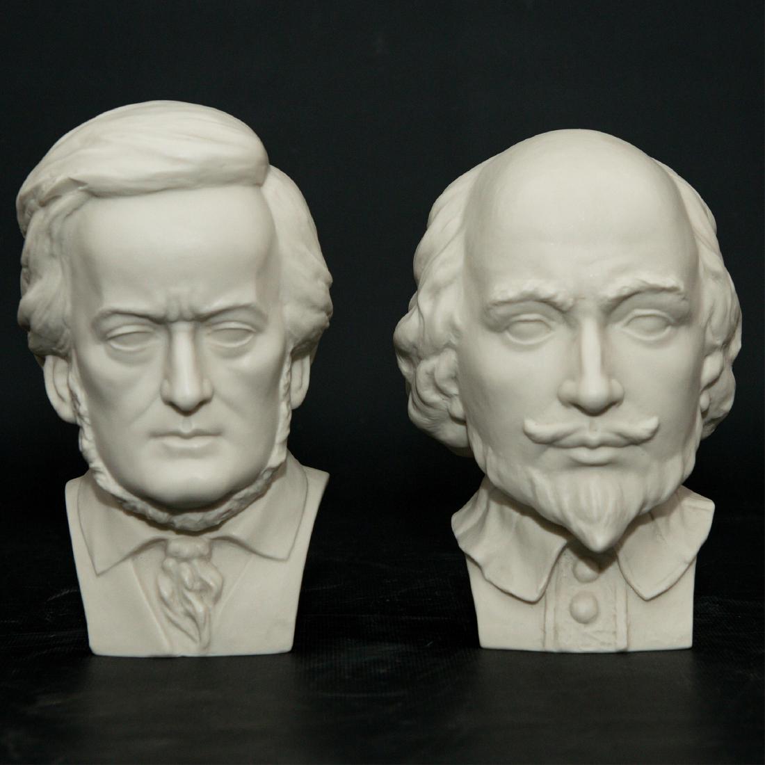 PAIR OF HUTSCHENREUTHER BISQUE PORCELAIN BUSTS (1 of 8)