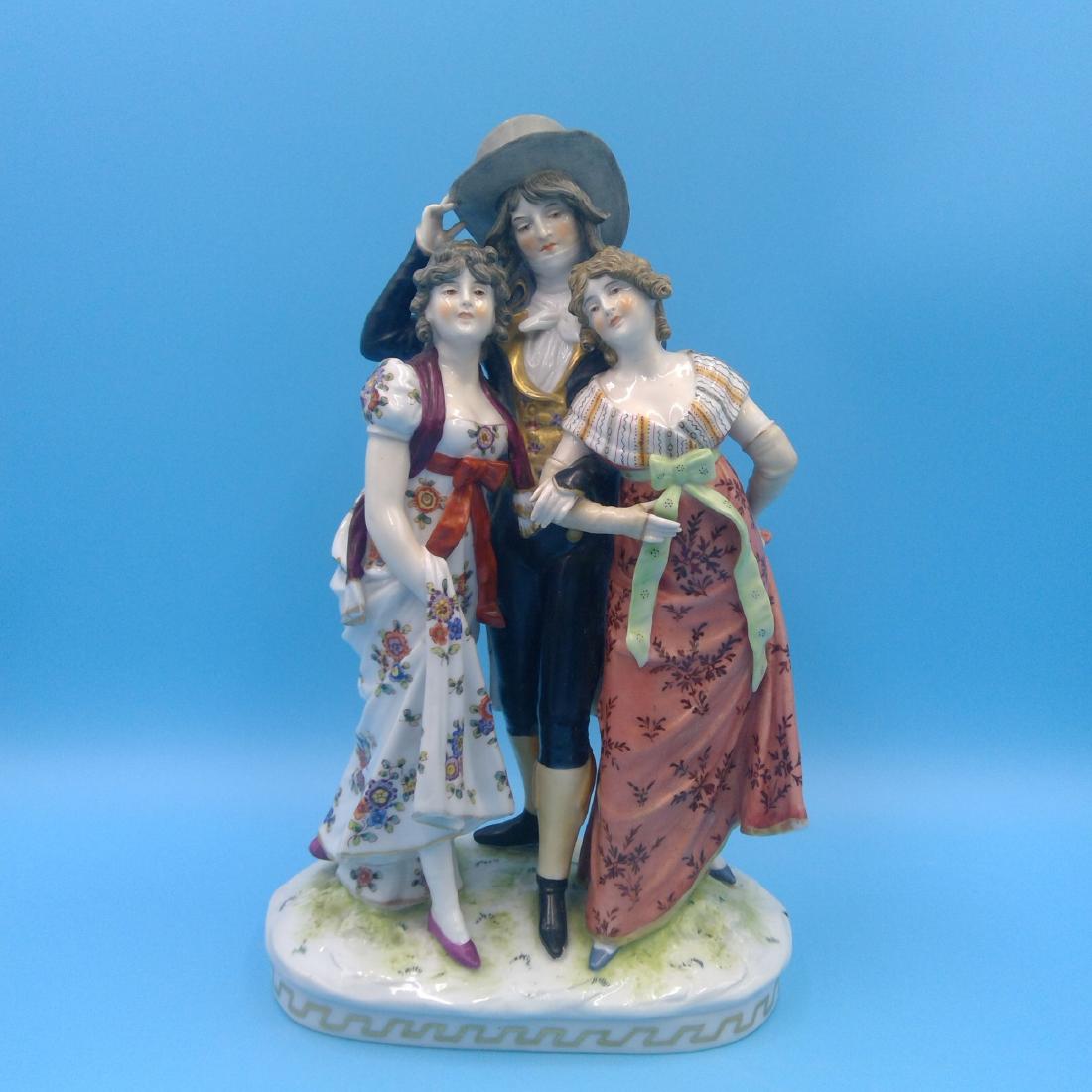 ERNST BOHNE RUDOLSTADT LARGE PORCELAIN GROUP (1 of 6)