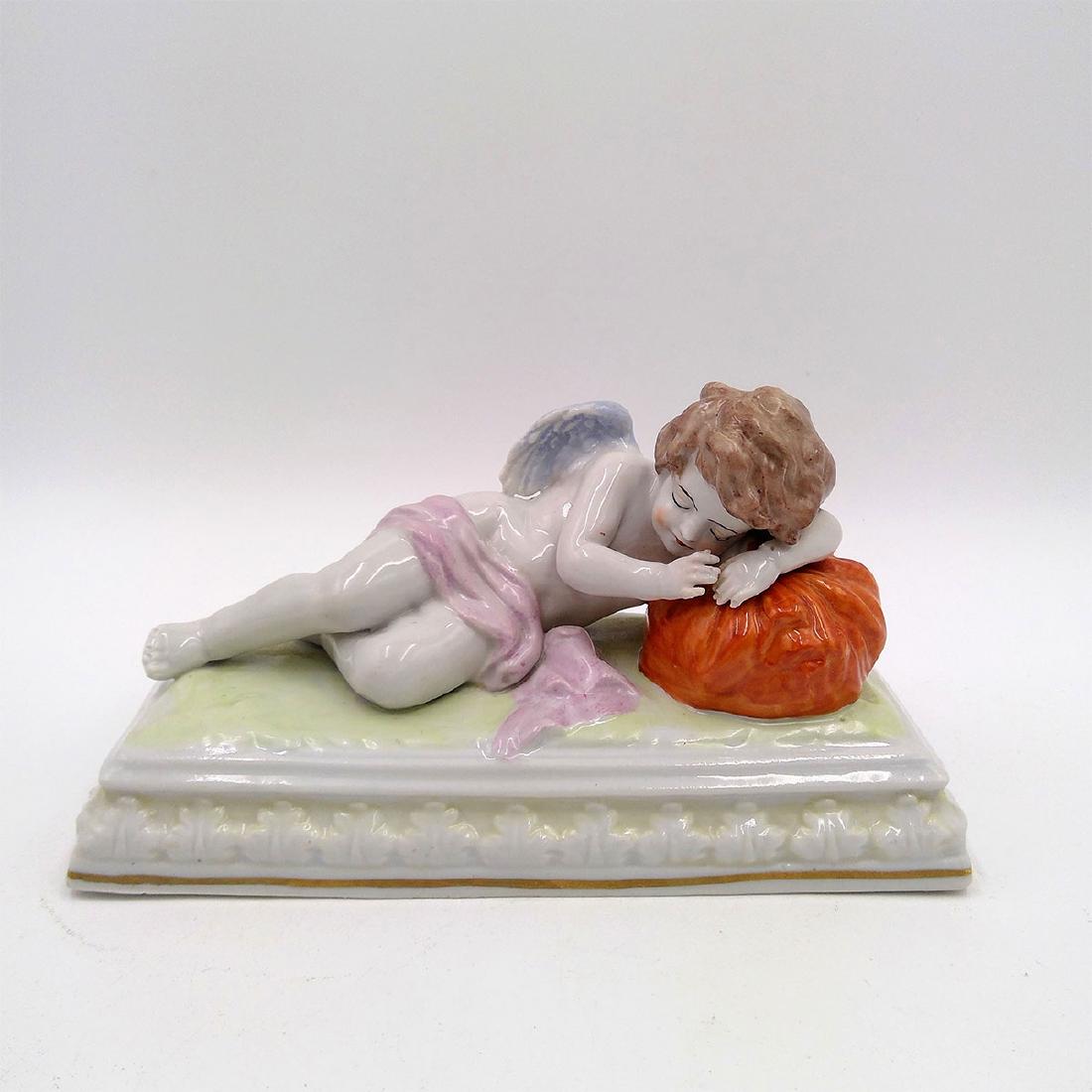 SCHEIBE ALSBACH GERMAN PORCELAIN FIGURINE CHERUB