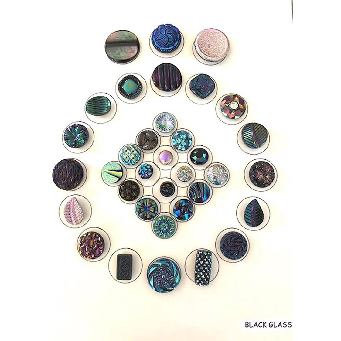 2 CARDS BLACK GLASS (1 of 2)