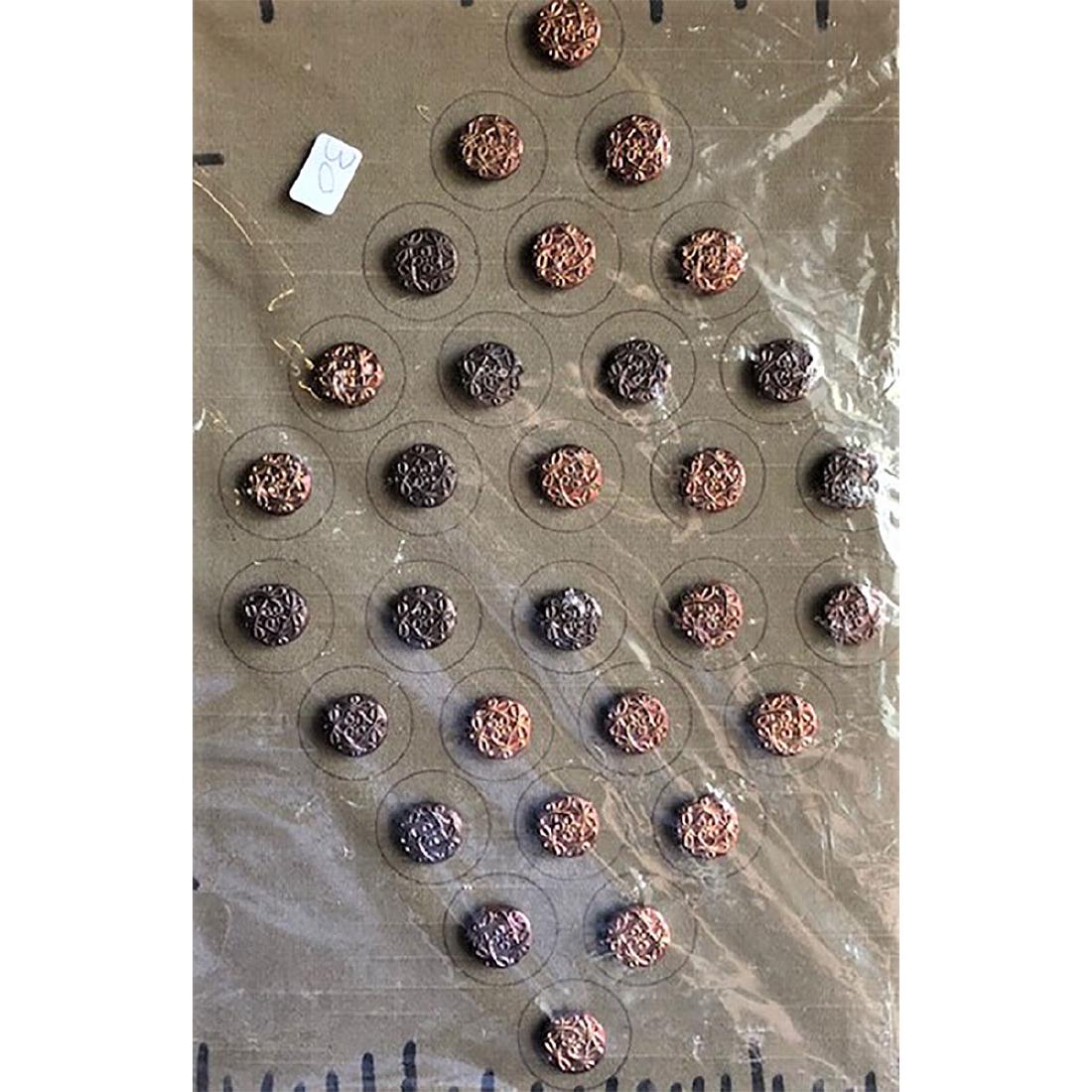 4 CARDS OF SMALL METAL SETS (1 of 4)