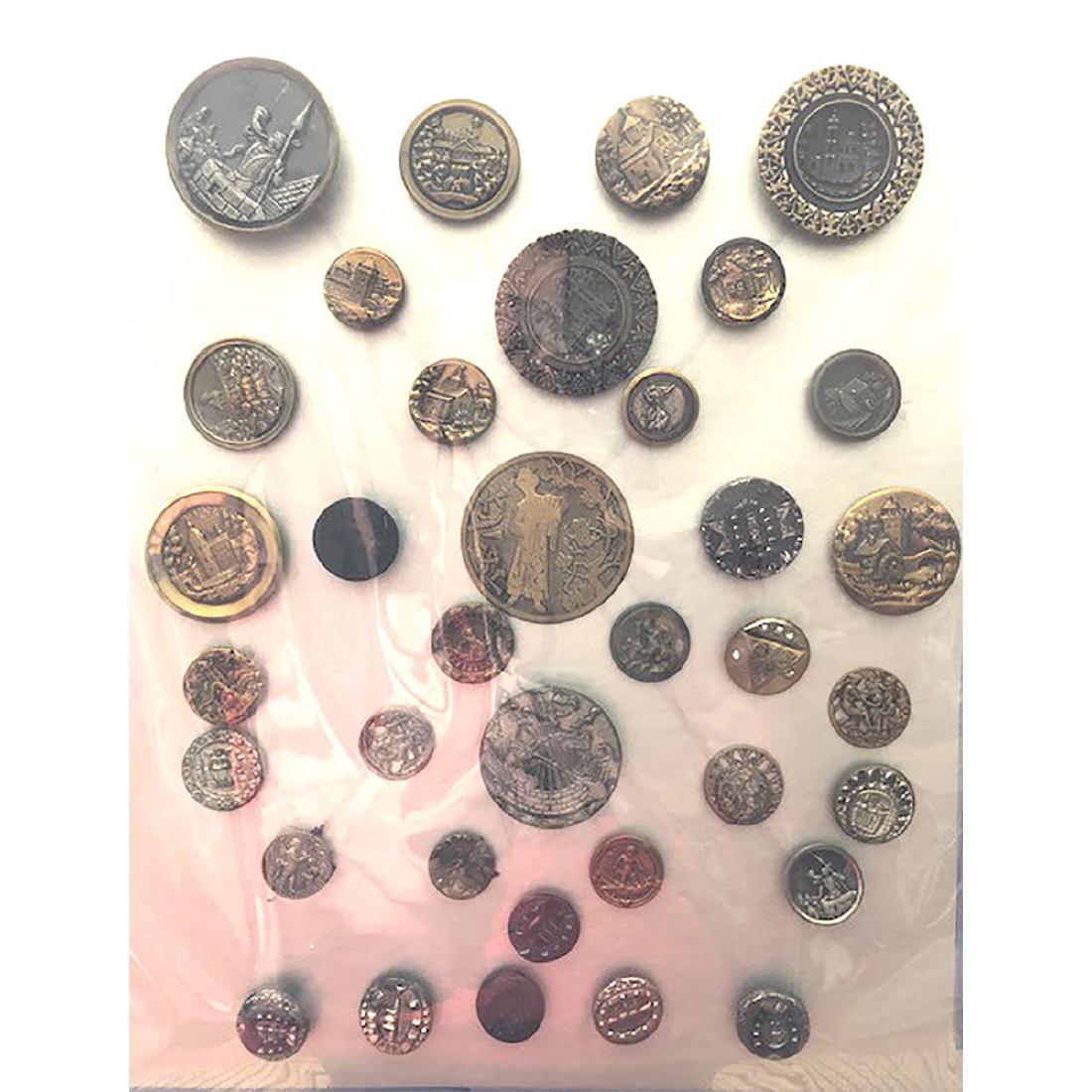 3 CARDS SM/MED/LG MOSTLY BRASS PICTURES (1 of 3)