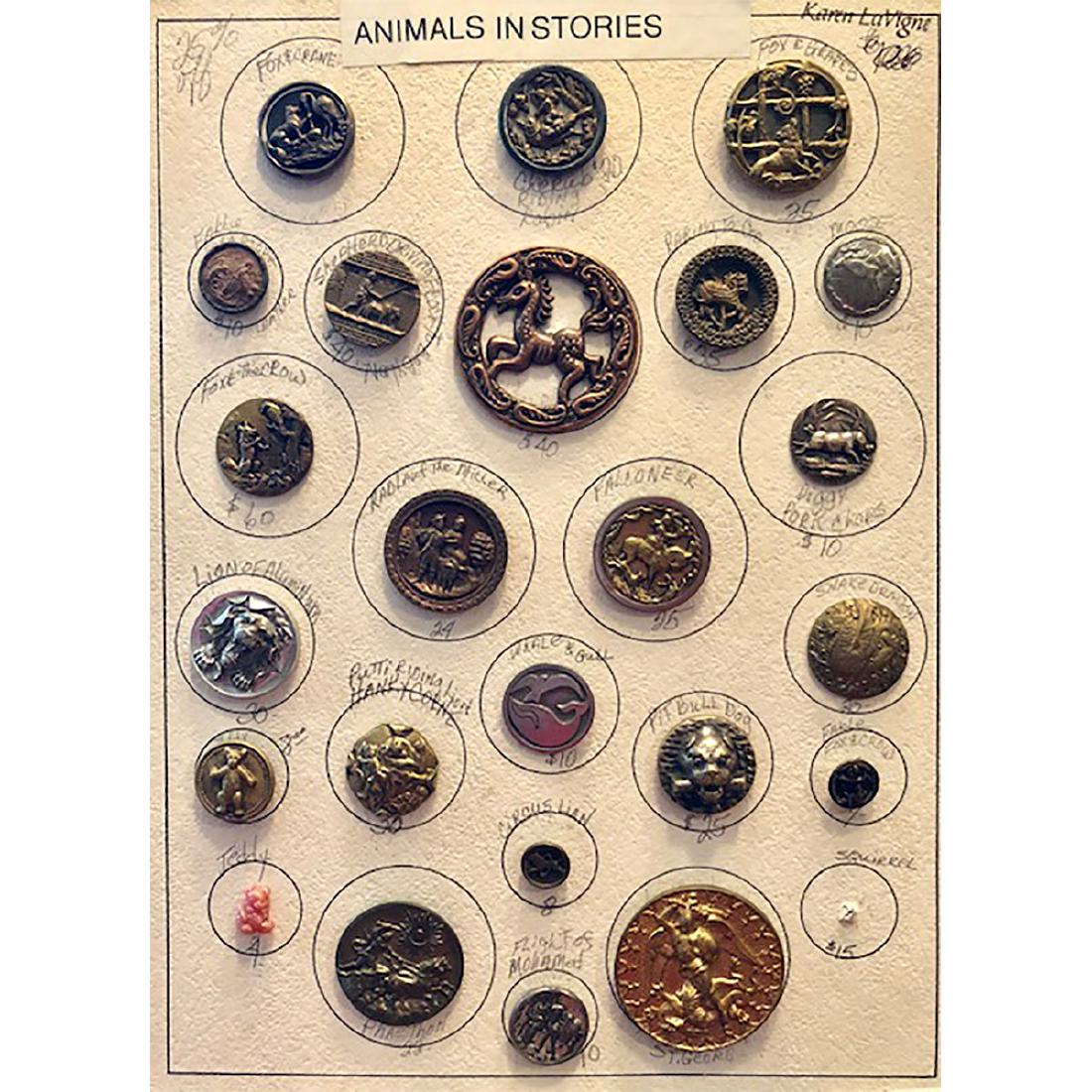 1 CARD OF ANIMALS IN STORIES PLUS 1 CARD OF FLORAL (1 of 3)