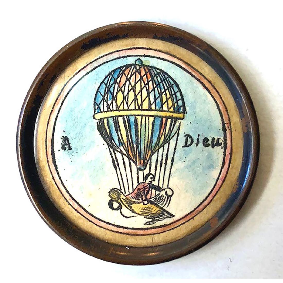 GORGEOUS LARGE PAPER BALLOON UNDER GLASS (1 of 1)