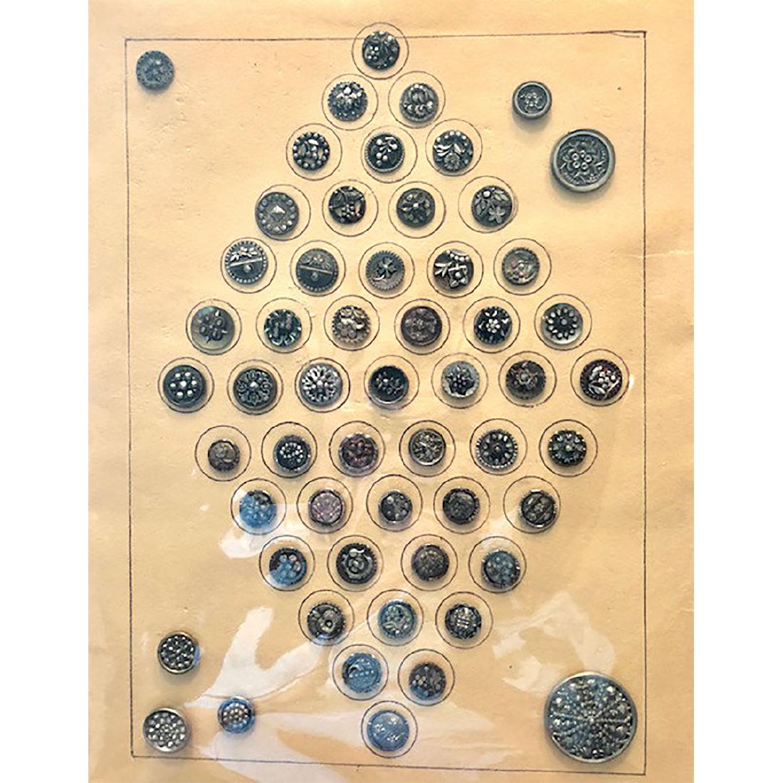 2 CARDS OF MOSTLY SMALL METALS INCL. CUT STEEL (1 of 2)