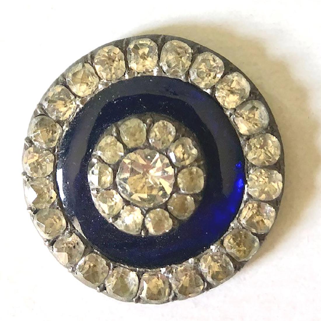 2 LARGE 18TH CENTURY JEWELED BUTTONS (1 of 2)