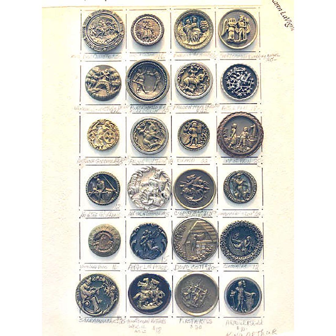 2 CARDS S/M/L PICTURE BUTTONS INCL. TRANSPORTATION (1 of 4)