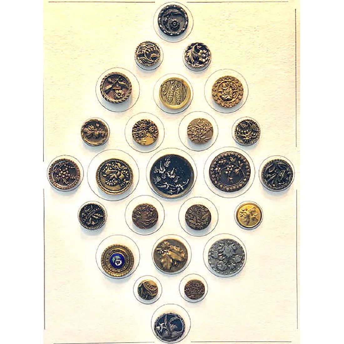 4 CARDS S/M/L MOSTLY PLANT LIFE ASSORTED MATERIALS (1 of 6)