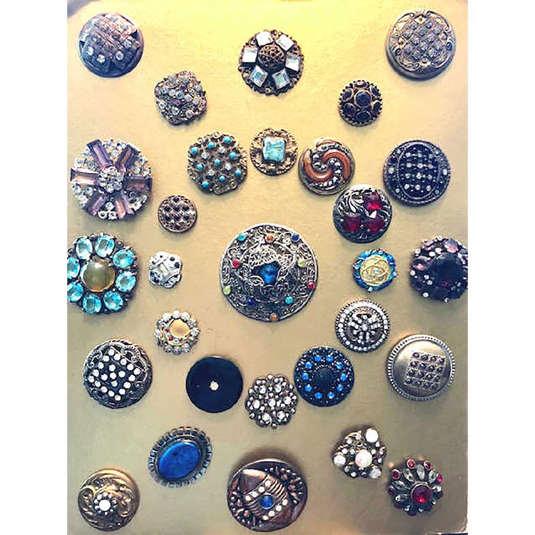 29 M/L PASTE AND RHINESTONE BUTTONS (1 of 4)
