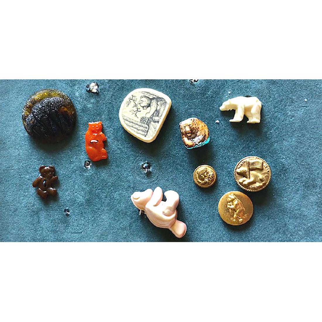 10 S/M/L TEDDY BEAR AND CLAW BUTTONS (1 of 4)