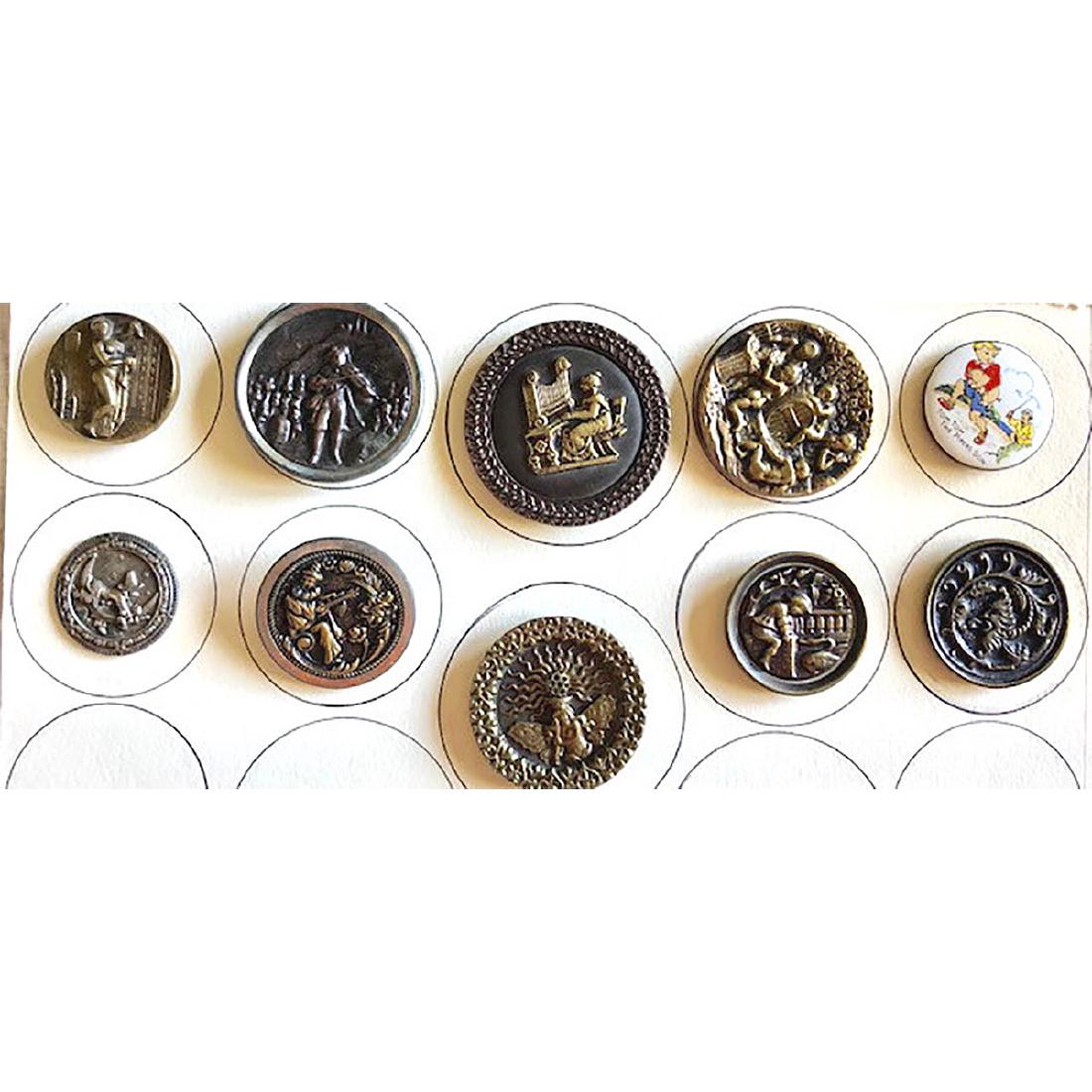 10 M/L PICTURE BUTTONS INCL ST CECILIA @ THE ORGAN (1 of 3)