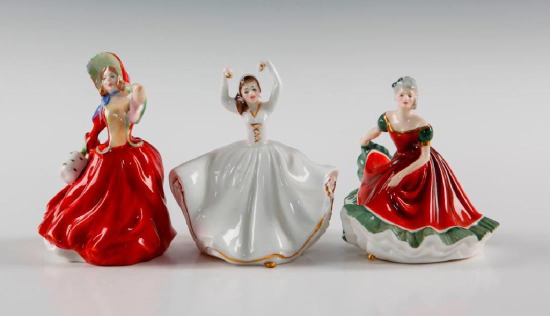 ROYAL DOULTON SET OF 3 DANCING FIGURES (1 of 3)