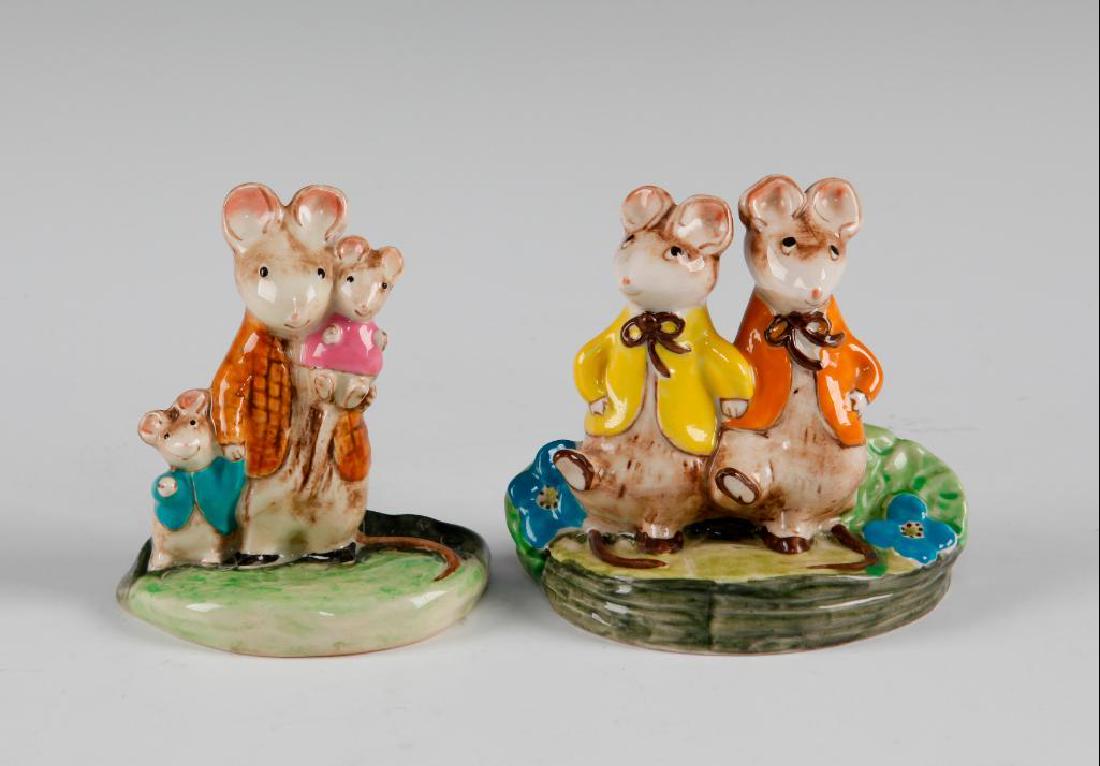 BESWICK KITTY MACBRIDE GROUP OF 2 MICE FIGURES (1 of 3)