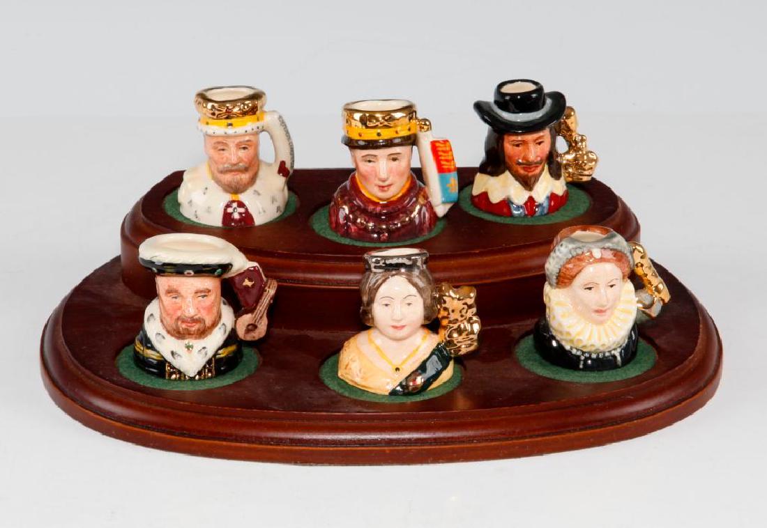 ROYAL DOULTON KINGS & QUEENS OF THE REALM TINY JUGS, (1 of 3)