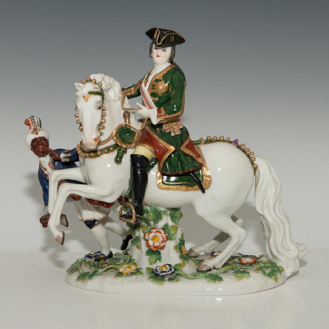 LUDWIGSBURG 18thC GERMAN PORCELAIN GROUP FIGURINE (1 of 4)