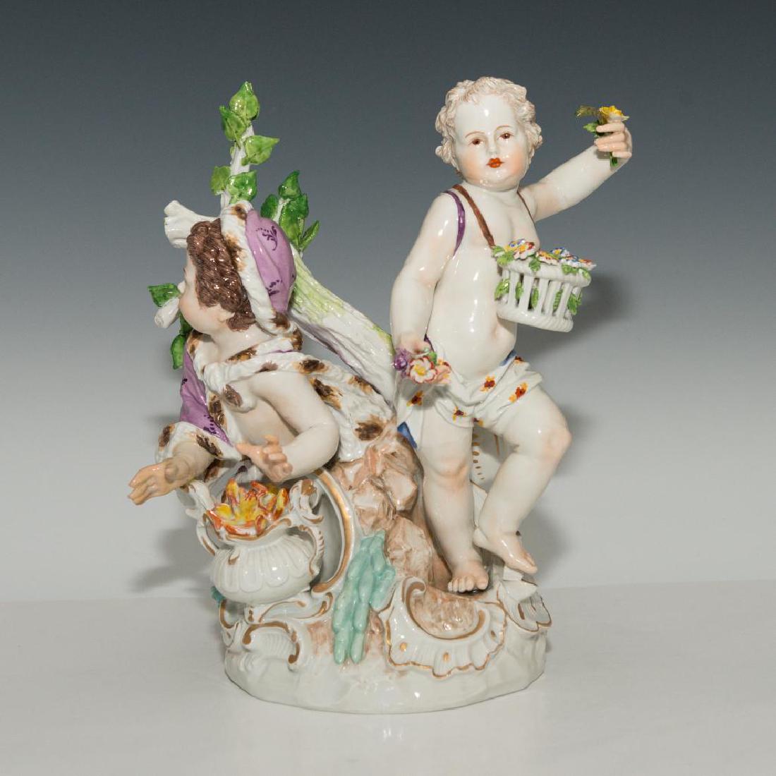 ROYAL VIENNA AUSRTIAN PORCELAIN GROUP FIGURINE CHERUBS (1 of 5)