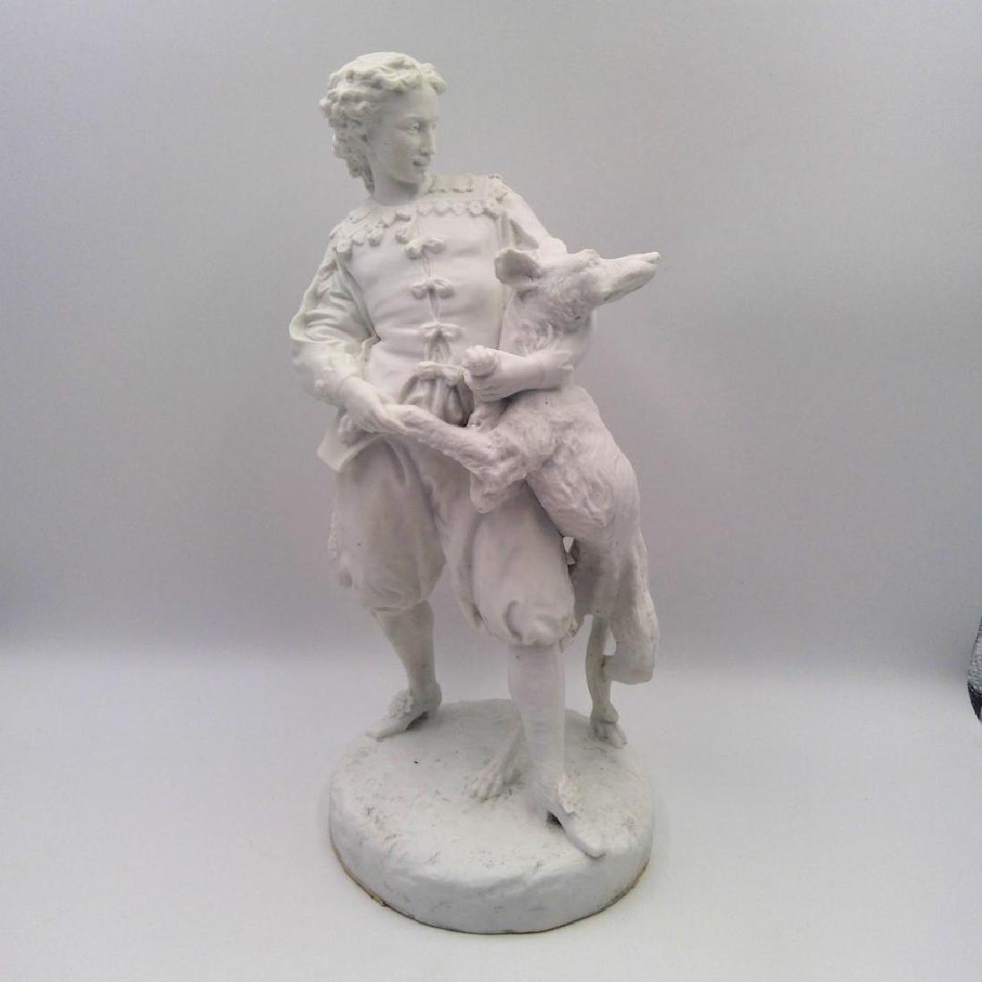 FRENCH 19thC JEAN GILLE BISQUE PORCELAIN FIGURE (1 of 7)