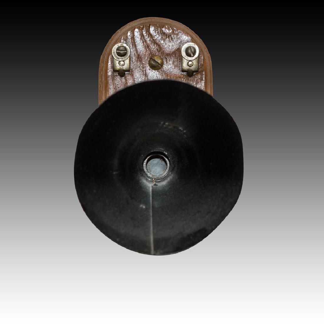 LARGE ANTIQUE TELEPHONE TRANSMITTER CONE (1 of 3)