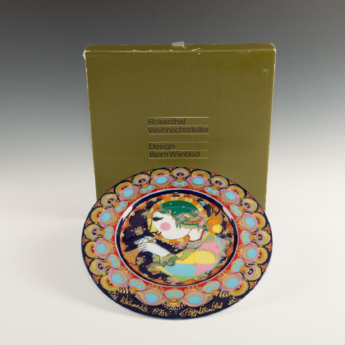 ROSENTHAL BJORN WIINBLAD PORCELAIN PLATE CHARGER (1 of 5)