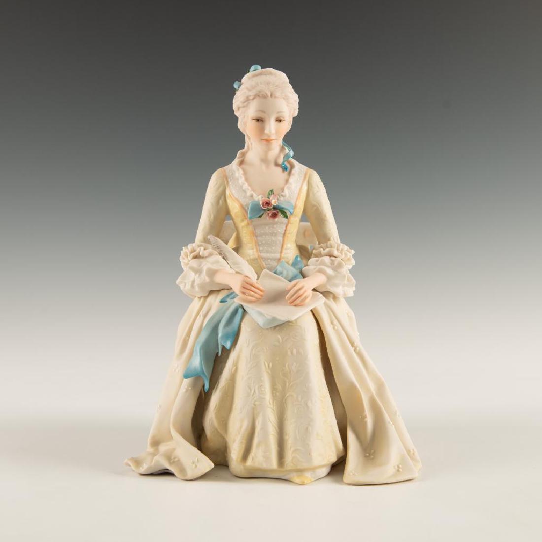 CYBIS PORCELAIN FIGURINE ABIGAIL ADAMS WRITING LETTER (1 of 5)
