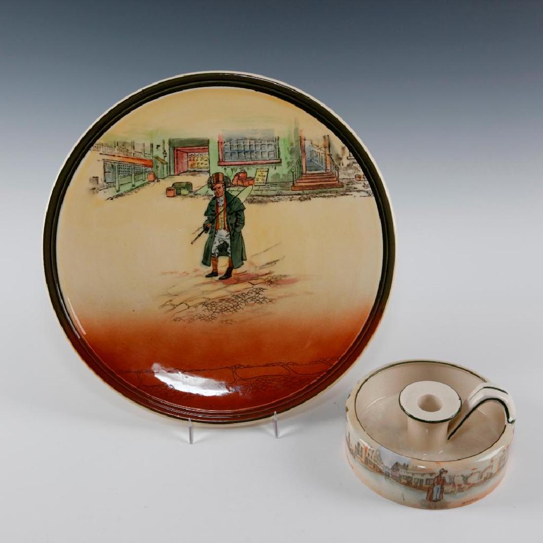 ROYAL DOULTON SERIES WARE CHARLES DICKENS CANDLE HOLDER (1 of 4)