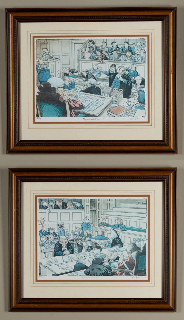 2 SIGNED BOB FARNDON LIMITED EDITION ENGRAVED LEGAL (1 of 3)