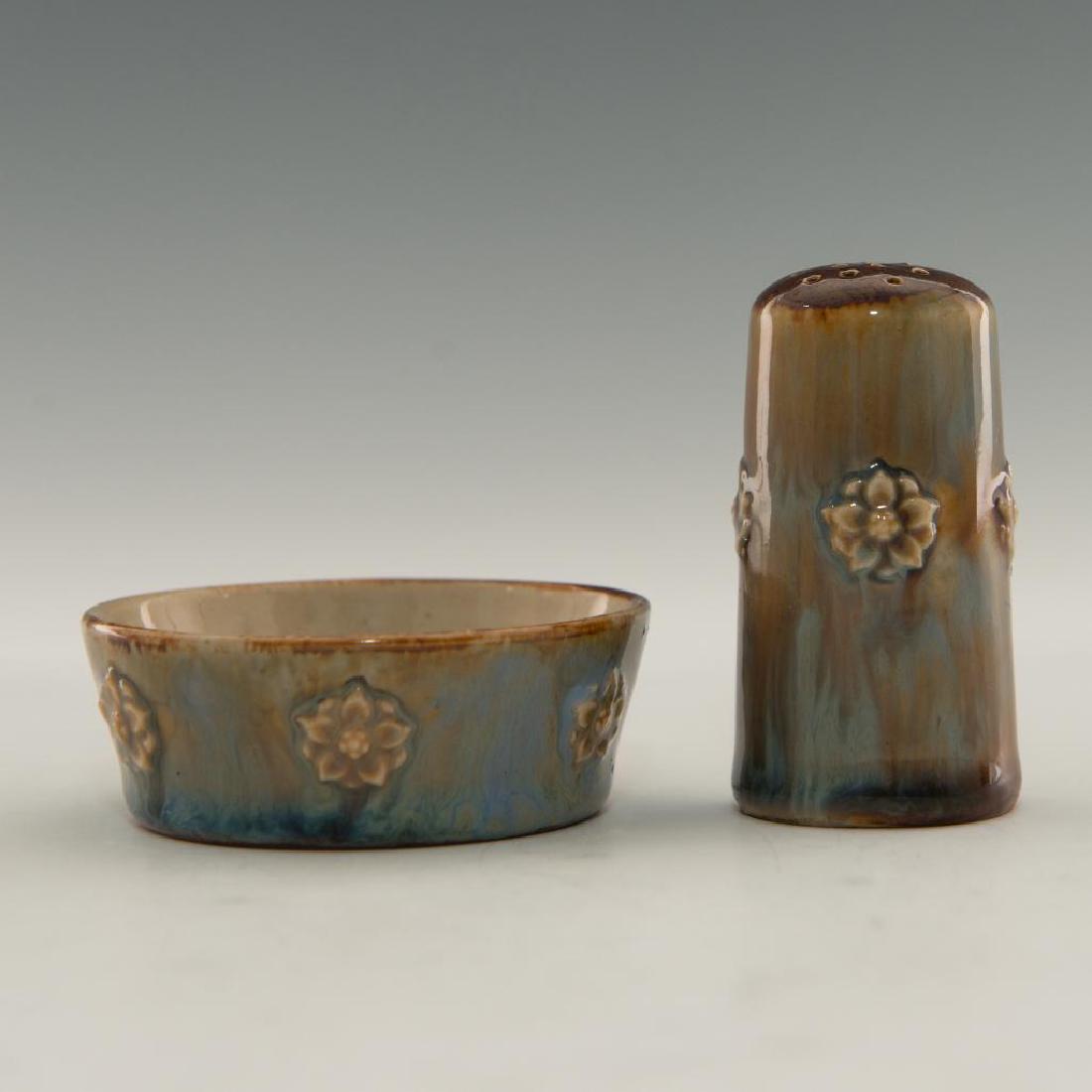 SET OF 2 ANTIQUE ROYAL DOULTON CONDIMENT CRUET (1 of 3)