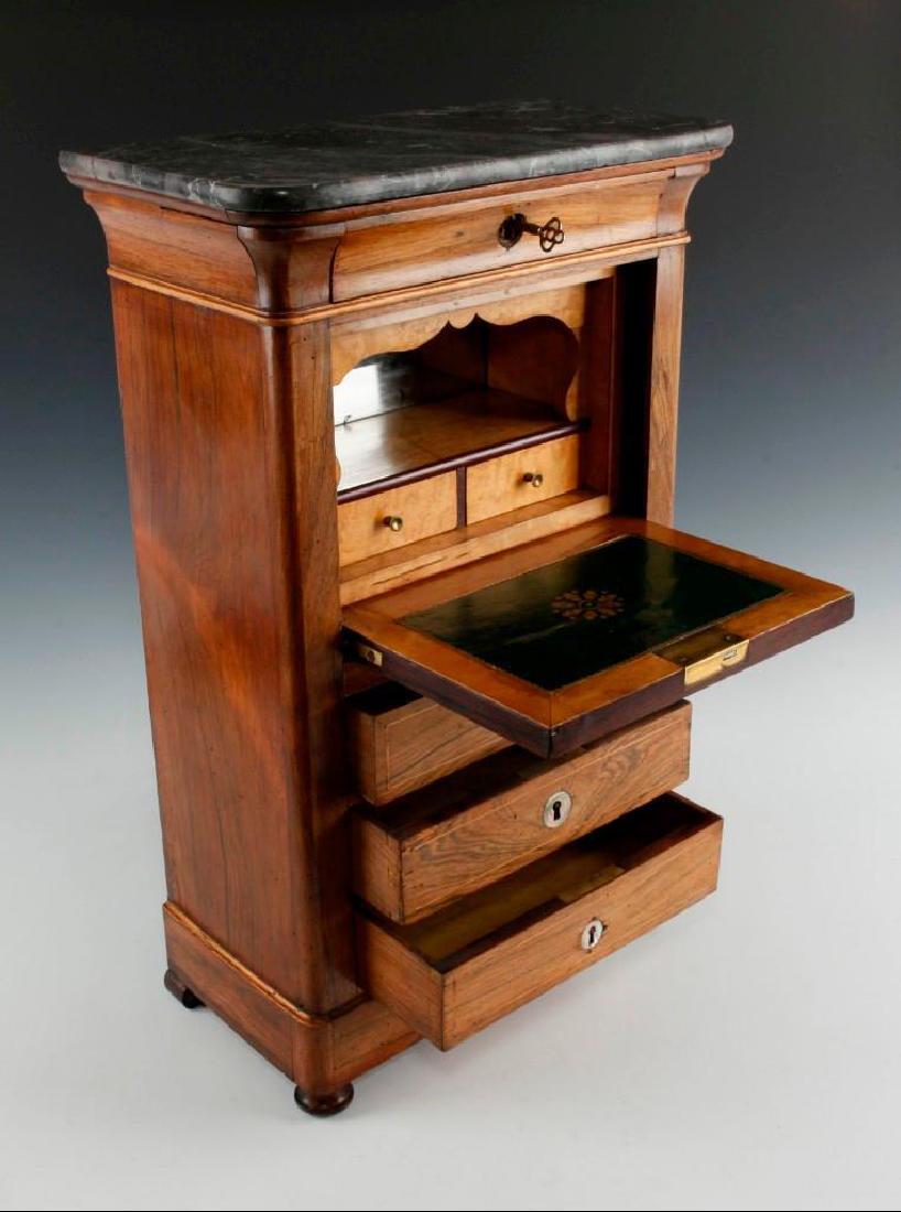 MINIATURE SALESMAN SAMPLE LETTER DESK WOOD CABINET (1 of 8)
