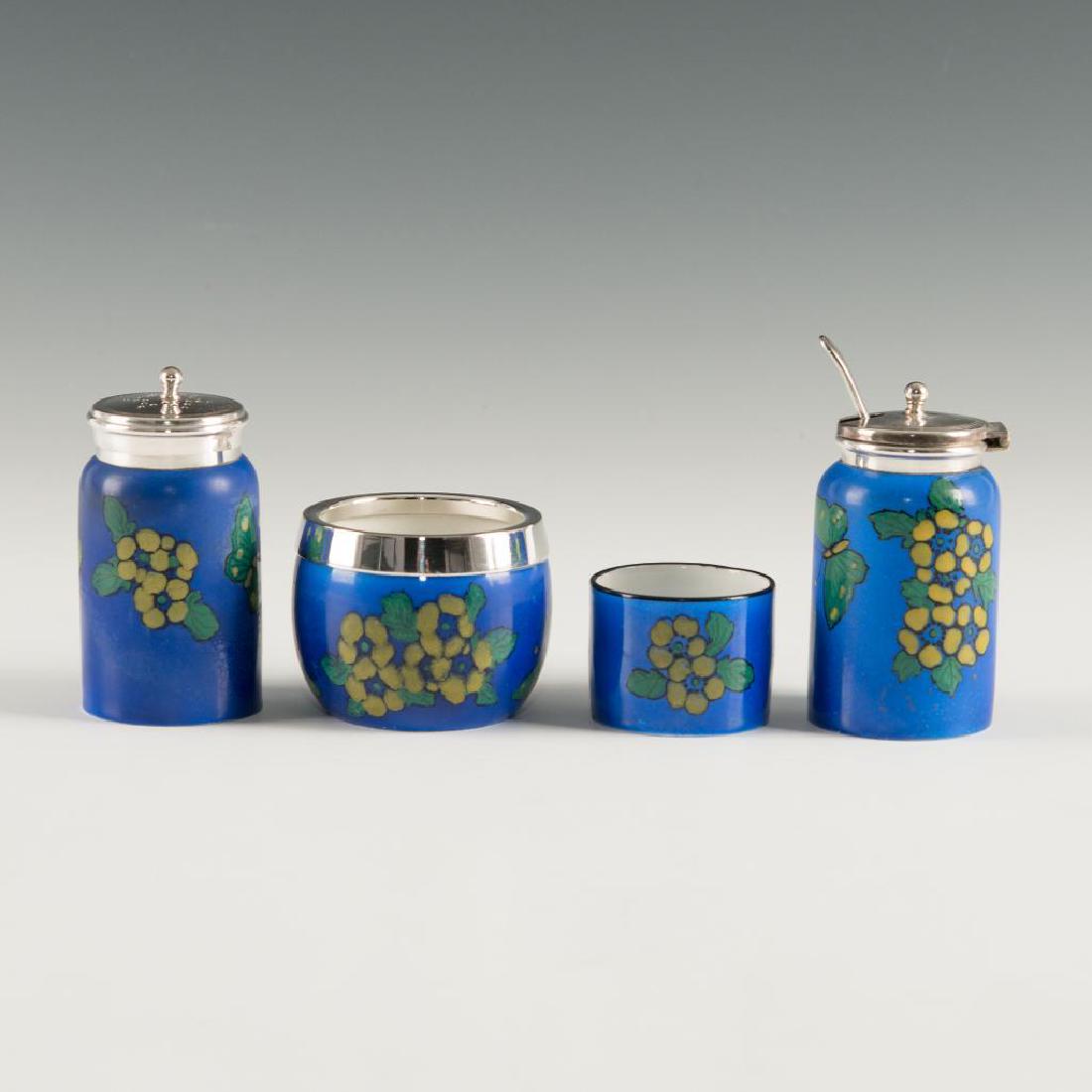 SET OF 4 ROYAL DOULTON PORCELAIN CONDIMENT CRUET (1 of 6)