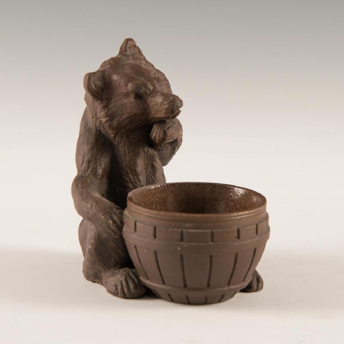 ANTIQUE DOULTON LAMBETH SILICON OPEN SALT CELLAR (1 of 4)