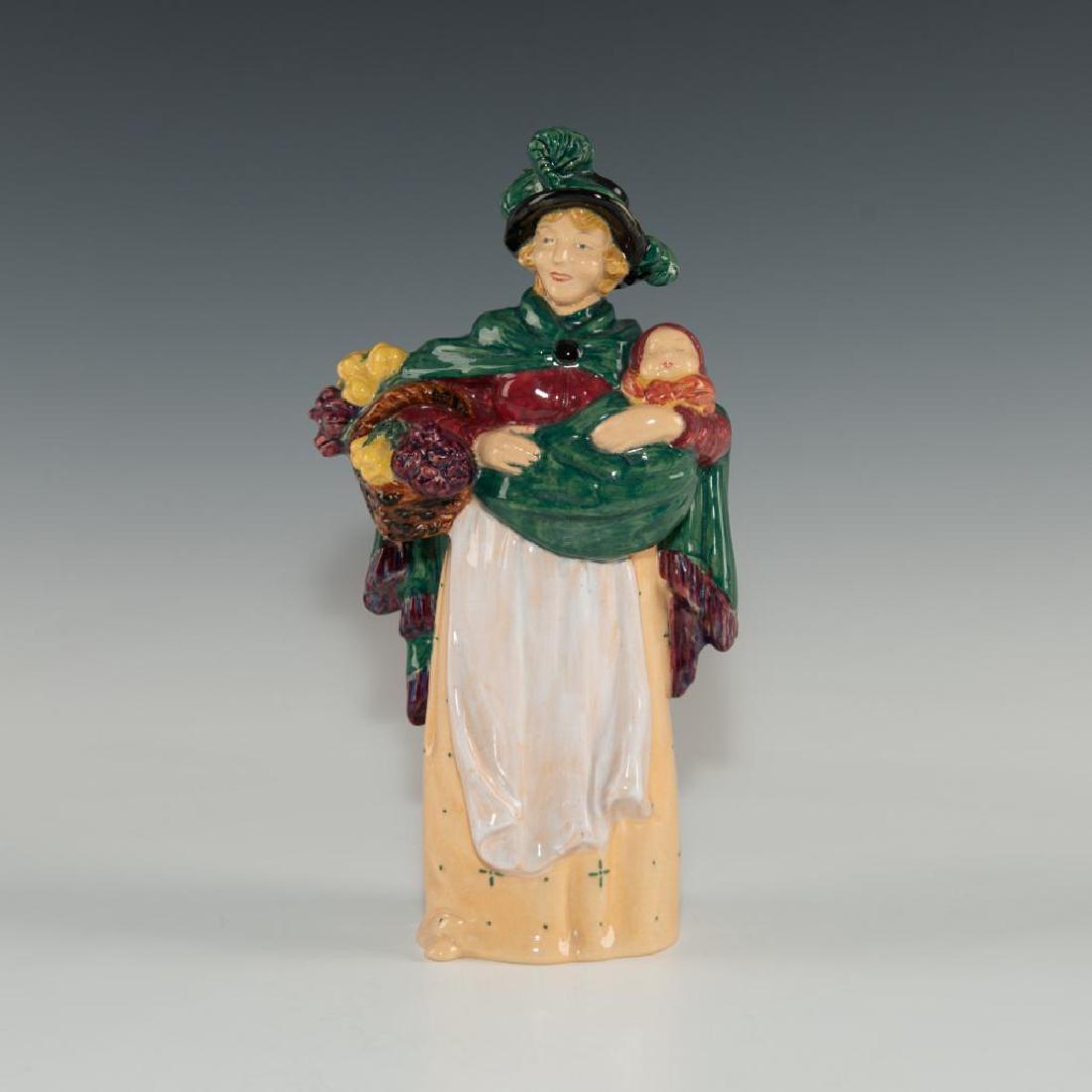ROYAL DOULTON PORCELAIN FIGURINE FLOWER SELLER