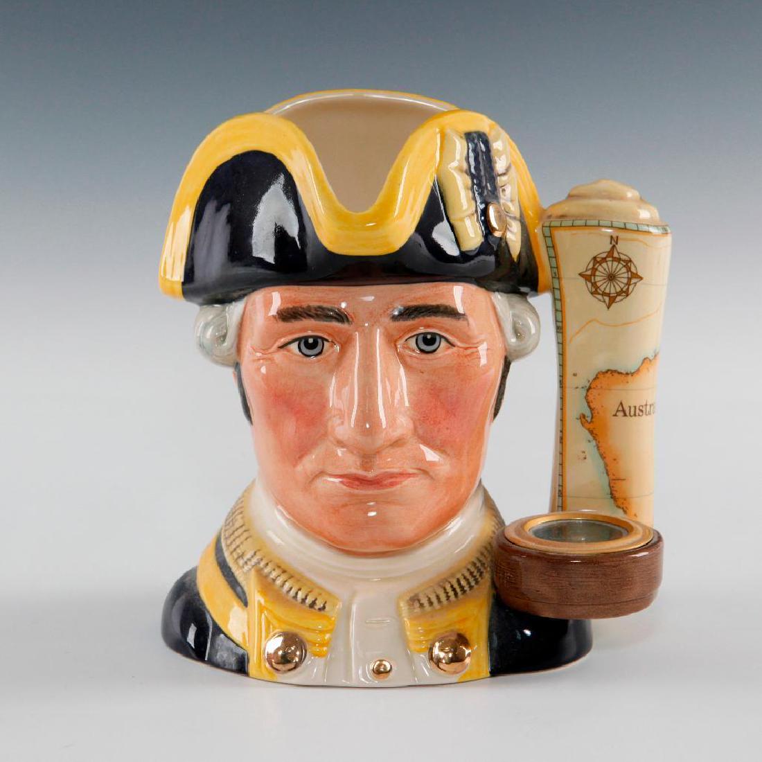 ROYAL DOULTON CHARACTER TOBY JUG CAPTAIN COOK w COMPASS (1 of 5)