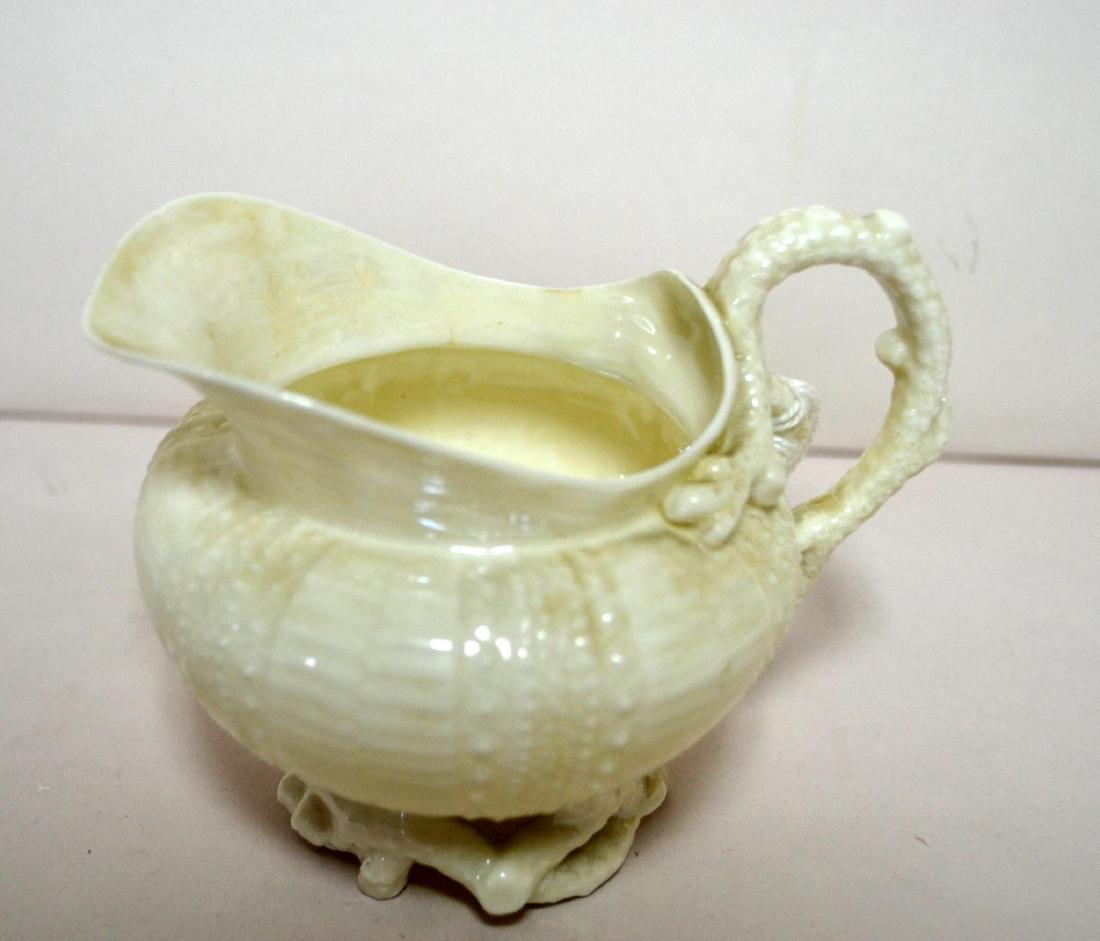 BELLEEK CREAMER, 1ST BLACK MARK (1 of 3)