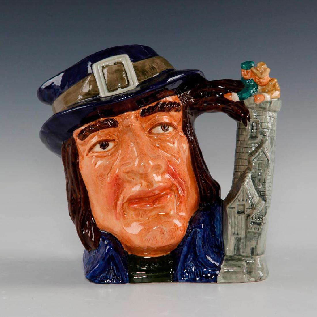 ROYAL DOULTON GULLIVER LARGE CHARACTER JUG D6560: Characters for Literature Collection. Jug is based on Johnathan Swift's Gulliver's Travels. Gulliver the Traveler sails to foreign lands surviving shipwrecks, giants and the tiny people of Lilliput. H