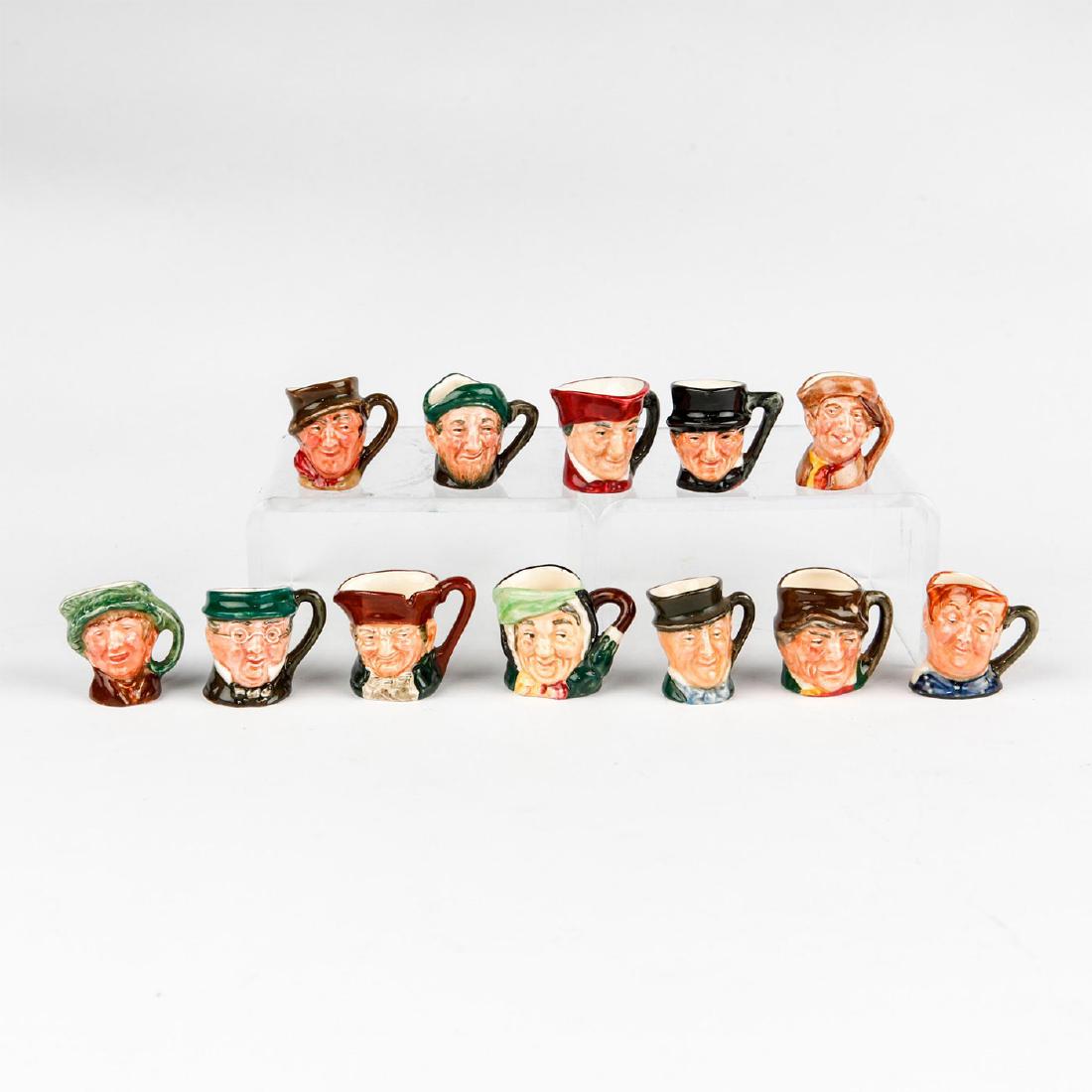 ROYAL DOULTON THE ORIGINAL 12 TINY CHARACTER JUGS (1 of 5)