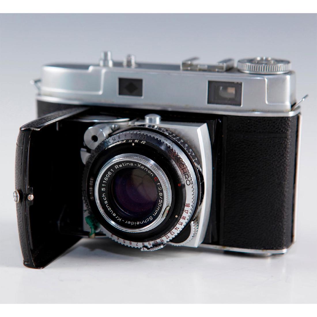 KODAK RETINA 2C RANGEFINDER FOLDING CAMERA (1 of 5)
