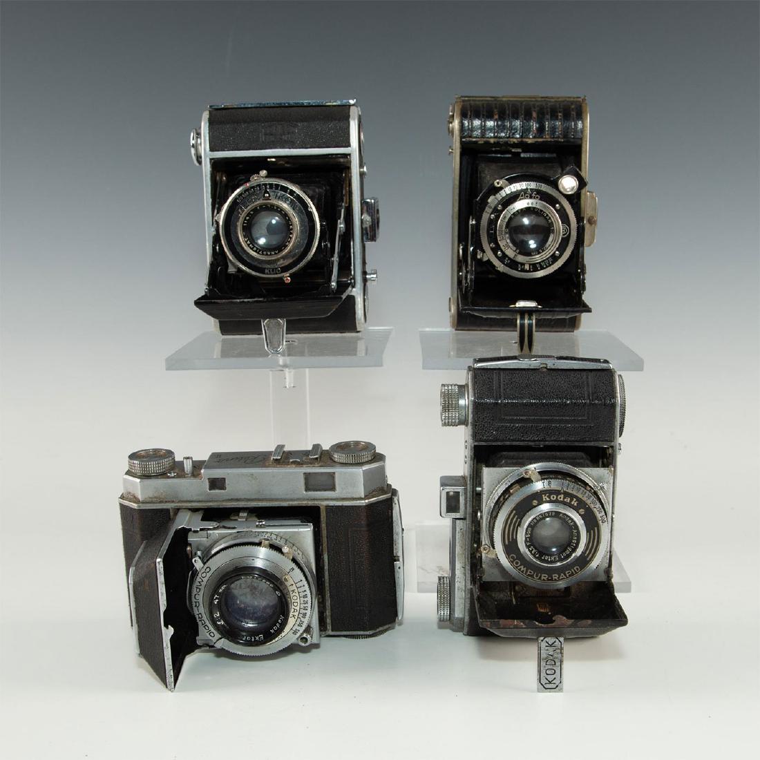 GROUP OF 4 VINTAGE FOLDING CAMERAS (1 of 10)