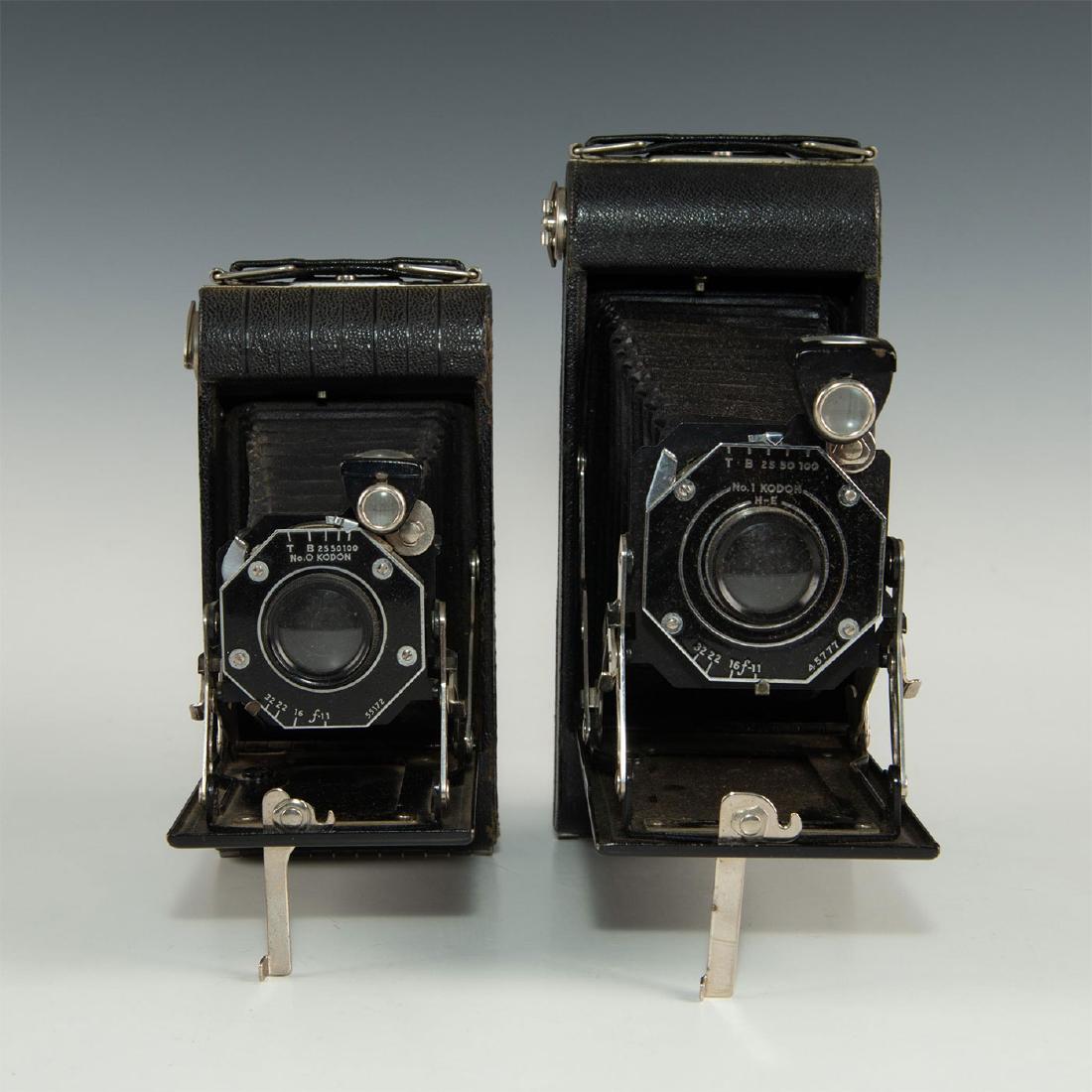 PAIR OF VINTAGE KODAK FOLDING FILM CAMERAS (1 of 8)