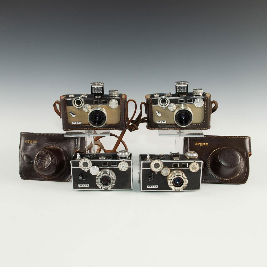 Lot Of 4 Paired Argus C3 Rangefinder Cameras May 23 19 Lion And Unicorn In Fl Lot Of 4 Paired Argus C3 Rangefinder Cameras May 23 19 Lion And Unicorn In Fl