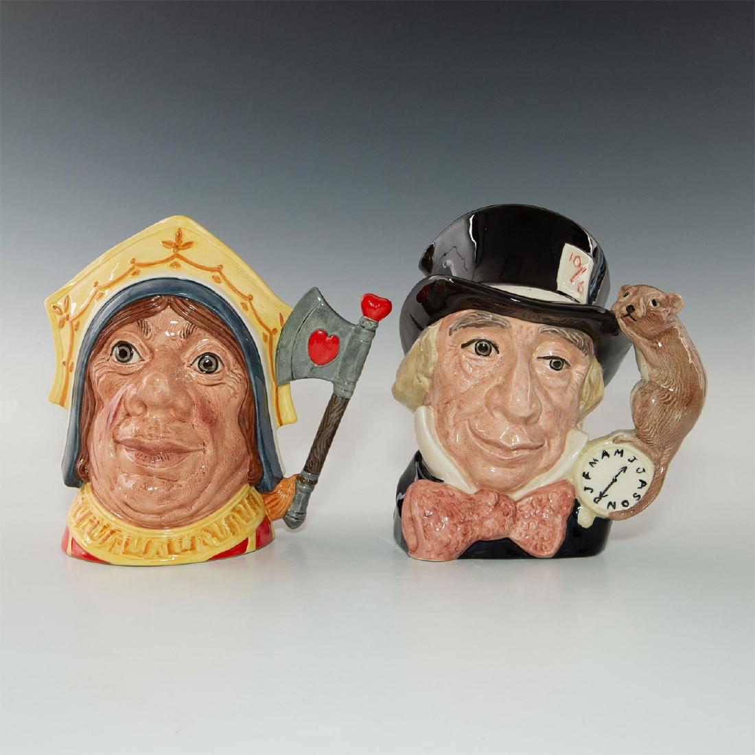 Pair Of Royal Doulton Large Character Jugs