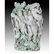CHINESE CARVED JADE MONUMENTAL FIGURAL GROUP, LAUGHING - 6