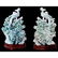 PAIR OF CHINESE CARVED JADE PHEASANT BIRDS, WOODEN