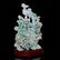 PAIR OF CHINESE CARVED JADE PHEASANT BIRDS, WOODEN - 4