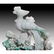 PAIR OF CHINESE CARVED JADE PHEASANT BIRDS, WOODEN - 5